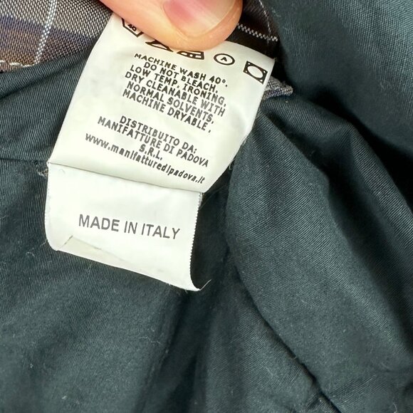 UNIS Italian Plaid Bomber Jacket, XS - Picture 6 of 9